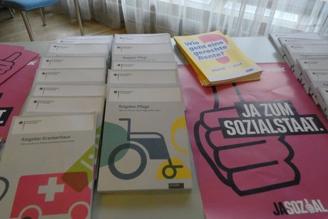 Zur Ansicht und Mitnahme - Infomaterial