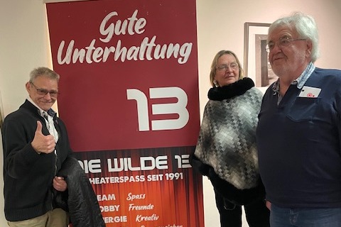 Der VdK und die Wilde 13 Der Vorstand des OV Itzehoe beim Theaterbesuch in Elmshorn